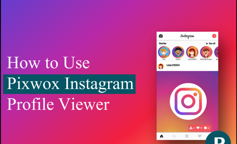 How to Use Pixwox Instagram Profile Viewer