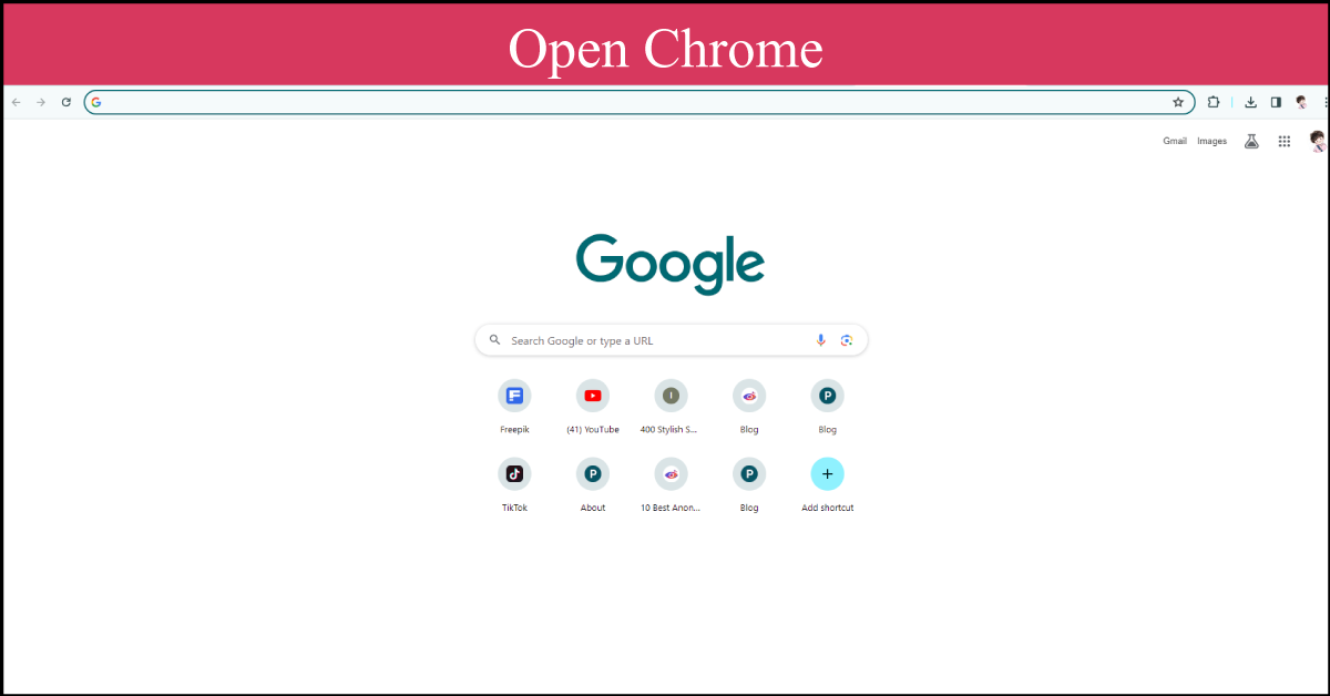 Open Chrome