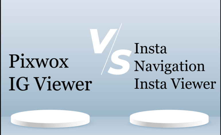 Pixwox IG Viewer VS InstaNavigation Insta Viewer