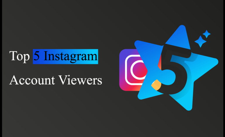 Top 5 Instagram Account Viewers