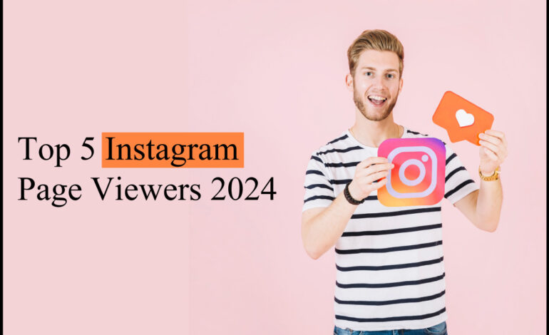 Top 5 Instagram Page Viewers 2024