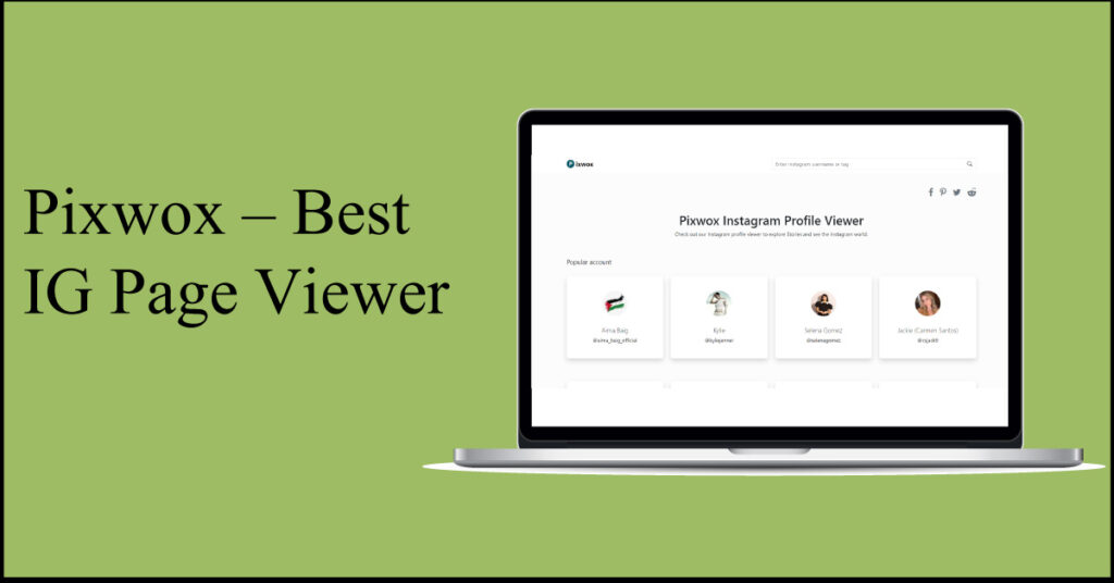 Pixwox - Best IG Page Viewer